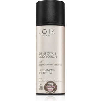 JOIK Organic Sunless Tan автобронзант мляко за тяло Light 150ml