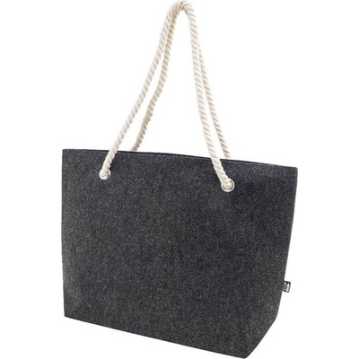 Plážová taška z RPET natural dark grey