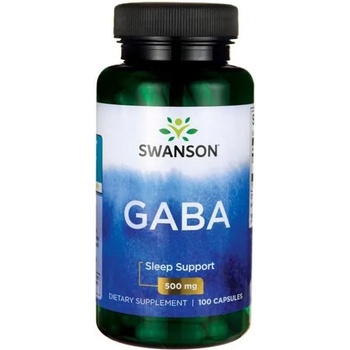 Swanson GABA, 500 mg, 100 капсули, Swanson (SW872)