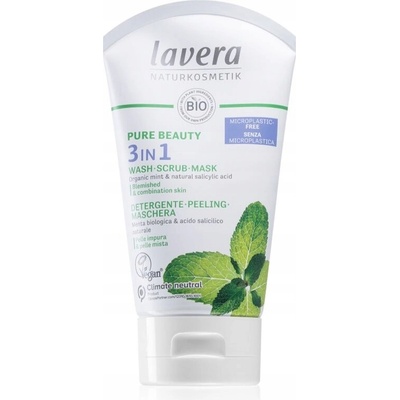 Lavera 3v1 čistiaca peelingová maska 125 ml