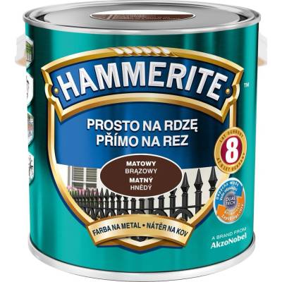 Hammerite na rez 2,5L matný hnědý