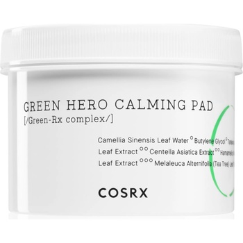 COSRX One Step Green Hero Calming силно ревитализиращи възглавнички с успокояващ ефект 70 бр