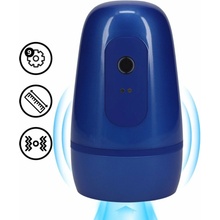 Shots Pumped Vibrobator Masturbator Pump Metallic Blue automatický masturbátor 14,5 x 8,6 cm