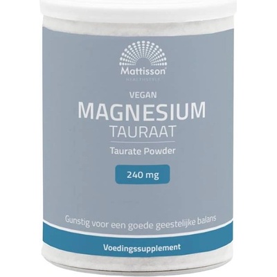 Mattisson Healthstyle Vegan Magnesium Taurate, 240 mg, 250 g, Mattisson Healthstyle (MT2313)