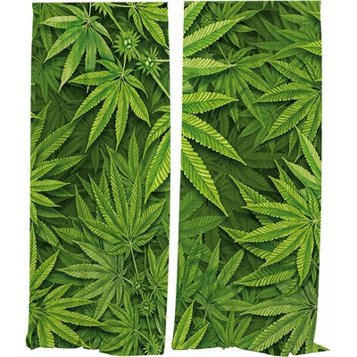 IMPAR Závěsy Cannabis,140 × 250 cm