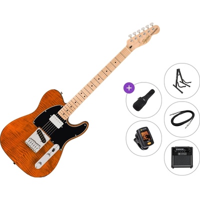 Squier Affinity Series Telecaster FMT SH MN Premium SET Mocha Електрическа китара