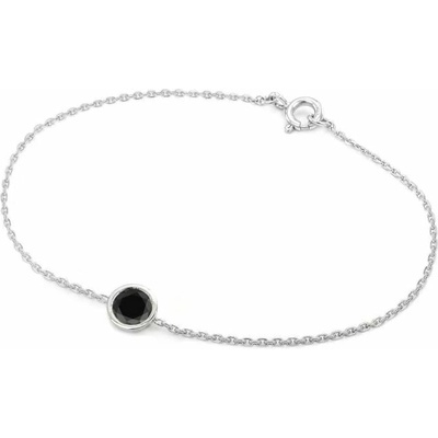 Eppi Platinový náramok s čiernym diamantom Rollie BR41323
