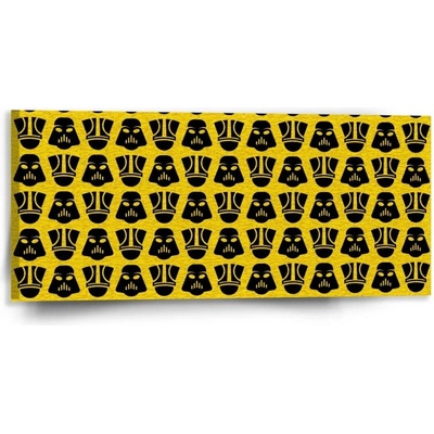 Sablio Obraz Star Wars Stormtroopeři Pattern na žluté - 110x50 cm
