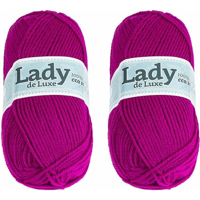 BELLATEX Lady NGM de luxe 100 g súprava 2 ks - 947 vínová
