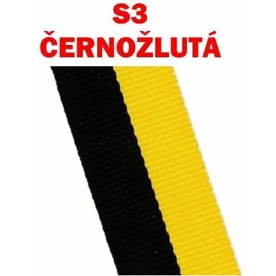 Stuha černo-žlutá