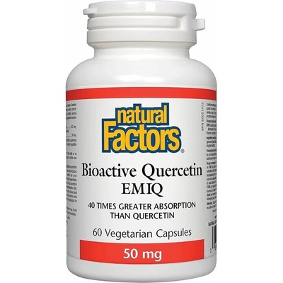 Natural Factors Bioactive Quercetin EMIQ 50 mg 60 kapsúl