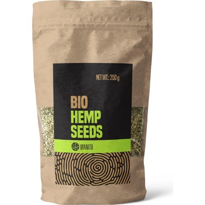 VanaVita GymBeam BIO Konopná semínka loupaná 250 g