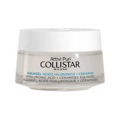 Крем-гел лечение с хиалуронова киселина и Collistar Attivi Puri керамиди, 50 ml