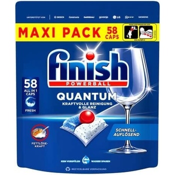 Finish Таблетки за съдомиялна Finish Quantum All in 1 Regular, макси пакет 58 броя (7657890-8)