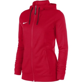 Nike Суитшърт с качулка Nike WOMEN S TEAM BASKETBALL HOODIE FULL ZIP -UNI RED nt0214-657 Размер L