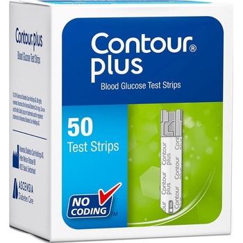 Contour Plus testovacie prúžky 50 ks