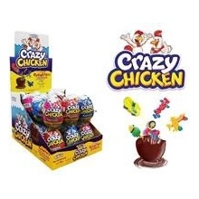 Nova čokoládové vajíčko Crazy chicken 24 x 25 g