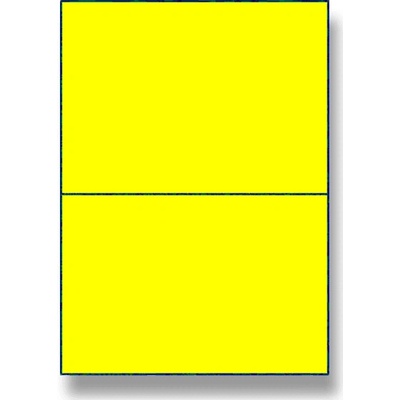 Rayfilm R0131.1122A 210 x 148 mm 200 etiket žlutá fluo