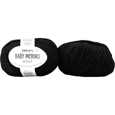 Drops Baby Merino 21 černá