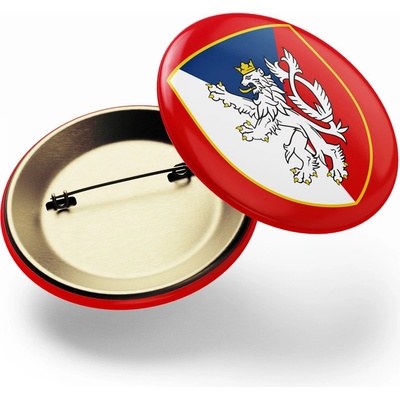 CZECHMANIA Placka erb se lvem červená