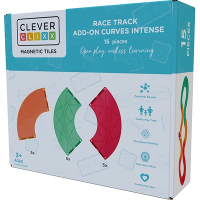 CLEVERCLIXX Doplnkové zákruty k pretekárskej dráhe