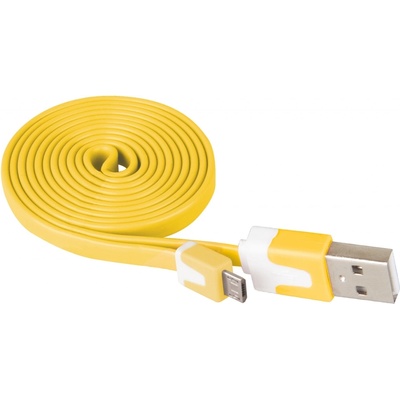 Emos SM7001Y USB 2.0 A/M - micro B/M, 1m, žlutý