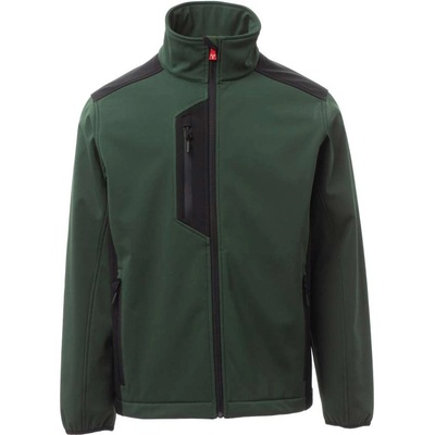 PAYPER galway s00549-p11 / Мъжко двуцветно софтшел яке - горско зелено/черно m (s00549p11407057m)