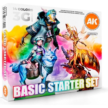 AK-Interactive Basic Starter Set 14 Colors