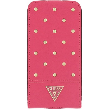 Pouzdro Guess Tessi Flip Samsung G900 Galaxy S5 růžové