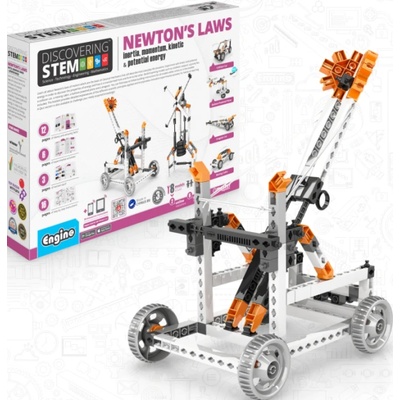 Engino STEM ЗАКОНИ НА НЮТЪН: Инерция, импулс, кинетична и потенциална енергия