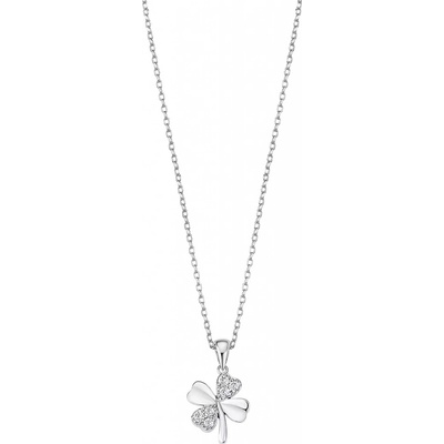 Lotus Silver Něžný stříbrný s čirými zirkony čtyřlístek LP3108-1/1
