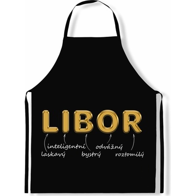IMPAR Zástěra Mužská jména Gold Libor