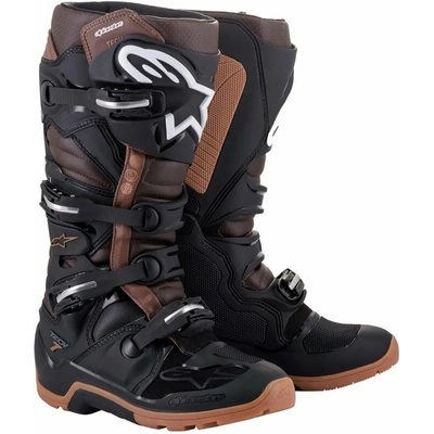 Alpinestars Tech 7 Enduro Boots Black/Dark Brown 45, 5 Ботуши