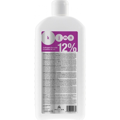 Kallos KJMN 12% (40Vol) Hydrogen Peroxide Emulsion krémový peroxid vodíkov 1000 ml