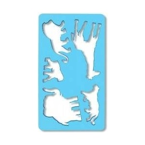 KOH-I-NOOR Lion Animal Template