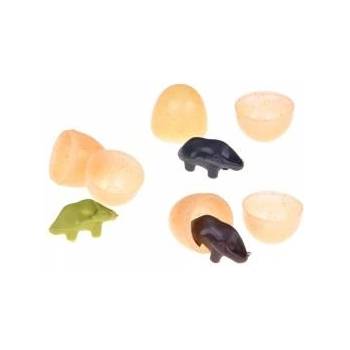 Jokomisiada Large robot dinosaur walks, roars, LAYS EGGS, light effects pair ZA5716