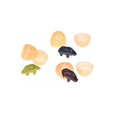 Jokomisiada Large robot dinosaur walks, roars, LAYS EGGS, light effects pair ZA5716