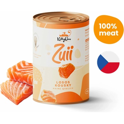 Kittycare Zuii Losos kousky 400 g