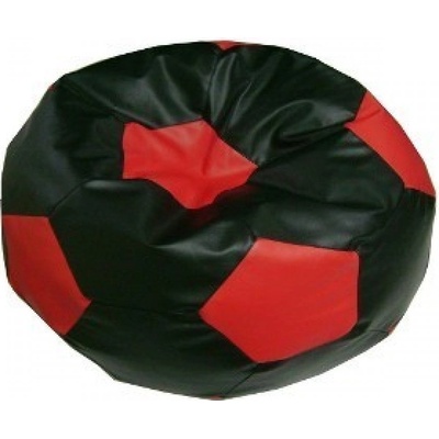 EMI futbalová lopta malá čiernočervená