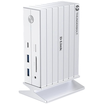 D-Link 14in1 Thunderbolt Dock - 1xDP 1.4, 1xHDMI 2.0, 2xTB, 4xUSB, 1xUSB-C, 1xLAN, жак, слот за SD/MicroSD, DUF-E01/E (DUF-E01/E)