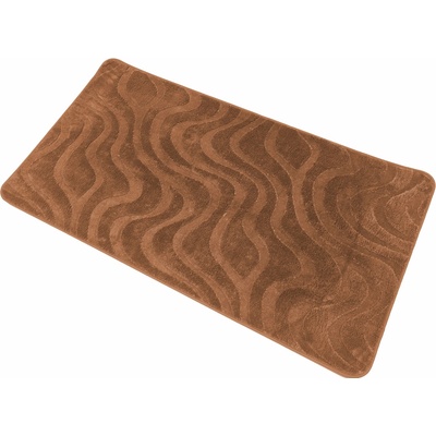Takoy Koberec 80x150 vzor vlny hnědý-HT-00417 | 80 x 150 cm