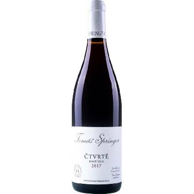 Jaroslav Springer Pinot noir Čtvrtě 2021 12,5% 0,75 l (holá láhev)