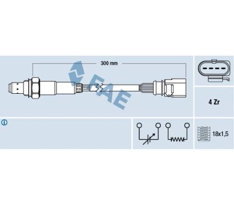 Lambda sonda FAE 77463