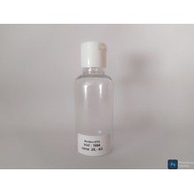 Via Plastová lahvička čirá s bílým dávkovacím víčkem 50 ml