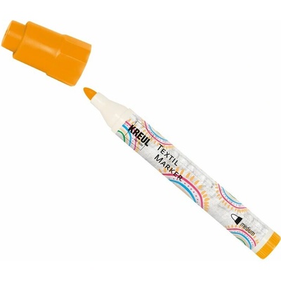 Kreul fixka na textil medium neónová oranžová