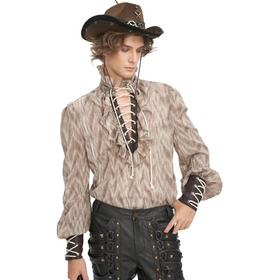 Devil fashion мъжка риза DEVIL FASHION -Brown Punk - SHT11702