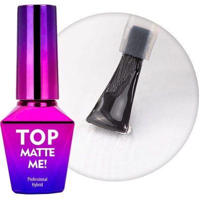 Molly Lac Topcoat Matte Me matující Uv Led bez výpotku 10 g