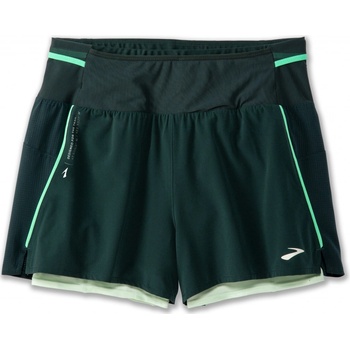 Brooks High Point 3" 2v1 Short šortky dámské Zelená