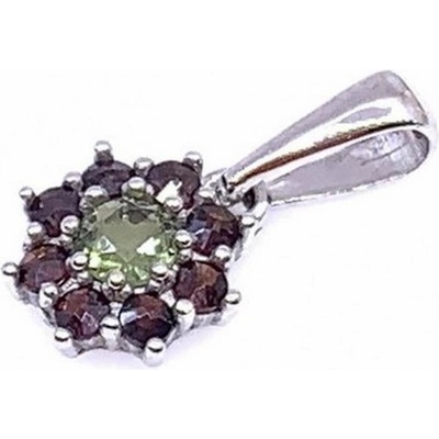 Český Granát Jan Kos jewellery Stříbrný přívěsek 32105463