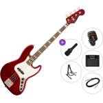 Squier FSR Classic Vibe Active '70s Jazz Bass LRL Premium SET Candy Apple Red Електрическа бас китара